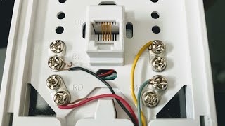 Wiring a Home Phone jack [upl. by Docilla]