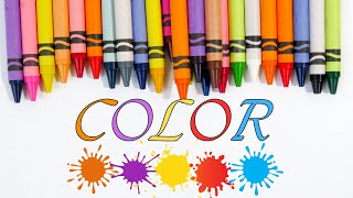 Learn Colors  Talking FlashcardsColour Flashcards  Learn Colors for Kids Flash Cards colors [upl. by Ahsiened754]