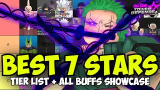 New Best 7 Star After BUFFS All 7 Stars Buff Showcase amp Tier List [upl. by Nelsen]