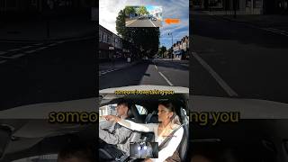 Unnecessary overtake… 😖driving lesson silly driver london road hazard [upl. by Nalo]