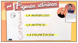 La anadiplosis la antítesis y la enumeración  Figuras retóricas [upl. by Judenberg]