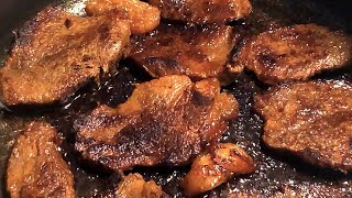 Fried Beef Steak  Filipino Style [upl. by Cherida]