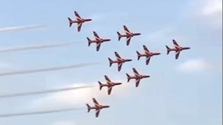 Red Arrows Display Over New York City [upl. by Osugi]