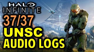 All 37 UNSC Audio Logs Locations  Halo Infinity Collectibles Guide [upl. by Siva779]