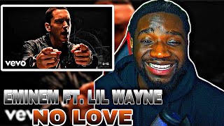 Eminem  No Love Explicit Version ft Lil Wayne  REACTION [upl. by Leinad]