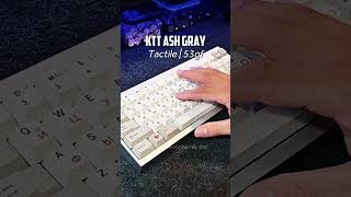 Sound test switch KTT Ash Gray mechanicalkeyboardkeyboard [upl. by Mansur]