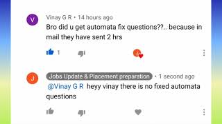 Cognizant genc c exam Pattern Automata fixed Questions present or not in 23 July 2021 Exam 😱 watch [upl. by Blumenthal]