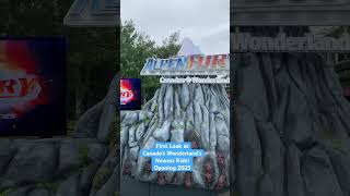 Sneak Peak of Canada’s Wonderland’s Newest Ride Opening 2025  Alpen Fury canadaswonderland [upl. by Yvan]