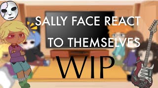 sally face react to themselves  sallyface  salvis  WIP [upl. by Kakalina]