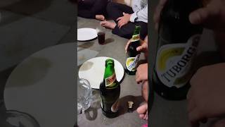 How to open Tuborg Strong tuborg beer shorts [upl. by Assele]