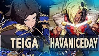 GBVSR🔥Teiga Lancelot Vs Havaniceday Beelzebub🔥 High Level Gameplay [upl. by Haelat981]