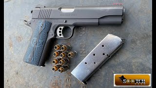 Colt 1911 Competition 45 ACP Gun Review [upl. by Eiralc]