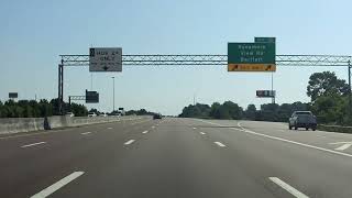 Interstate 40  Tennessee Exits 12 to 18 eastbound [upl. by Aserehs]