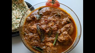 Roasted Coconut Chicken Curry  Varutharacha Chicken Curry  Chicken Curry Kerala Style [upl. by Natiha986]