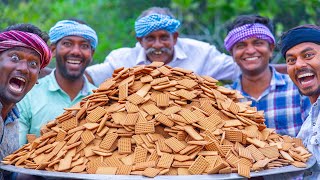 BISCUITS HALWA  Delicious Biscuit Recipe Cooking in Village  Sweet Halwa Recipe using Biscuits [upl. by Tavey]