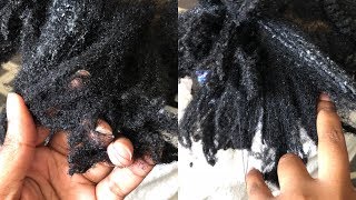 Laziness Will Destroy 4c Hair Removing Knots From Matted Tangled Hair [upl. by Prisca]