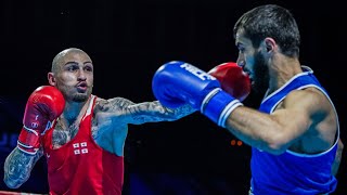 Lasha Guruli GEO vs Vakhid Abbasov SRB European Boxing Championships 2024 SFs 67kg [upl. by Roby]