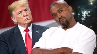 Kanye West Speechless After Jimmy Kimmel Questions His Donald Trump Support [upl. by Oehsen]