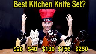 Best Knife Set 20 vs 250 Japanese Knives [upl. by Jeniffer]