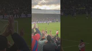 Maxence Lacroix celebrating with the cpfc fans at full time after beating spurs🔥🦅 [upl. by Arral]