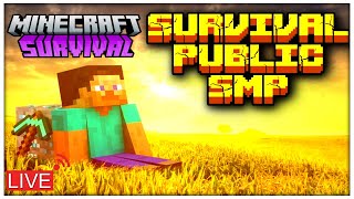 PUBLIC SURVIVAL SMP YOU CAN PLAY WITH ME JOIN NOW  Live Stream [upl. by Andeee807]