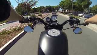 2012 HarleyDavidson XR1200 vs City Traffic GoPro Hero3 [upl. by Vincenty]