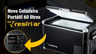 Geladeira Portátil 60 Litros Quadrivolt  Resfriar [upl. by Vastah182]