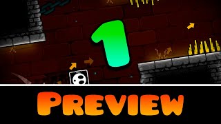 💥 DASH FULL VERSION  PREVIEW 1  Geometry Dash 2204 [upl. by Ulane]