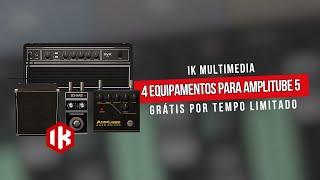 4 Equipamentos para Amplitube 5 GRÁTIS POR TEMPO LIMITADO [upl. by Ailedamla]