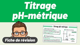 Titrage pHMÉTRIQUE 💚 Fiche de révision  Terminale spécialité Chimie [upl. by Waldron]