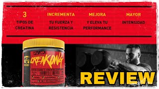 CreaKong de MUTANT Review  Una mezcla de creatinas diferente [upl. by Enialedam]