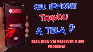 ✅Como DESTRAVAR a tela do seu iphone e Forçar REINICIALIZAÇÃO [upl. by Terry]