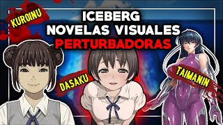 🧊El Iceberg de Novelas Visuales Perturbadoras☠️ [upl. by Liakim]