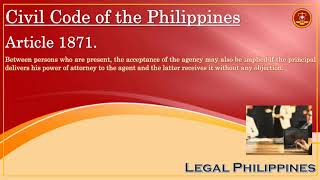 Civil Code of the Philippines Article 1871 [upl. by Nolat234]