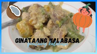 Ginataang Kalabasa Recipe [upl. by Sherrie]