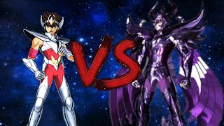 Los Caballeros del Zodiaco Alma De Soldados Seiya de Pegaso V3 VS Radamantis de Wyvern [upl. by Adnola]