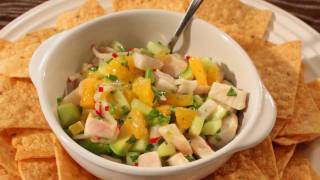 Mahi Mahi Ceviche Recipe  Marinated Fish Salad  Great for Summer [upl. by Imhskal]