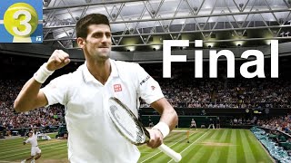 Wimbledon Final Djokovic wins Completes Slam Race Pursuit with 20th Major  Three Ep 56 [upl. by Darsie]