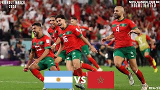 Argentina vs Morocco  32  Extended Highlights amp Goals  Friendly 2024 [upl. by Dikmen]