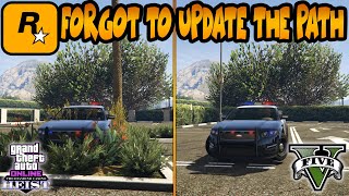 When updating the Casino R★ forgot to update the parking lot paths GTA V [upl. by Elyrehc]