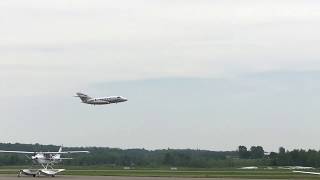 Rare Falcon 20 low pass at high speed [upl. by Just]