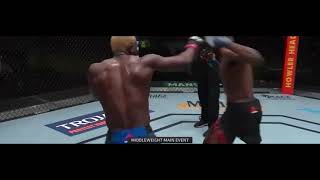 Derek Brunson vs Kevin Holland FIGHT HIGHLIGHTS [upl. by Omoj856]