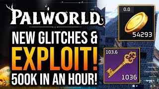 Palworld  5 GLITCHES Unlimited Pals amp Money Glitch PATCH 0130 [upl. by Jewell879]