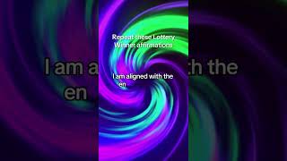 Manifest winning the lottery affirmations lottery money meditation abundance manifestation [upl. by Lacey]