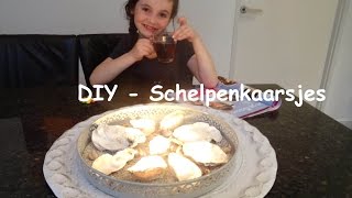 DIY  Zelf schelpenkaarsjes maken  knutselen Nederlands [upl. by Elwood]