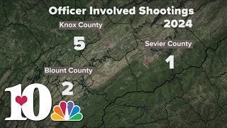 TBI reports increase in number of officerinvolved shootings across East Tennessee so far this year [upl. by Feodore350]