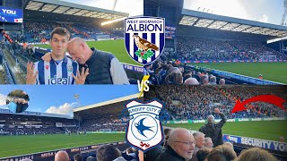 WBA VS CARDIFF CITY VLOG BLUEBIRD INVASION AT THE HAWTHORNS [upl. by Asenab]