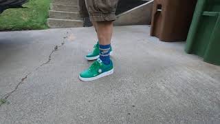 Nike Air Force 1 07 LV8 40th Anniversary Malachite on foot [upl. by Arelc]