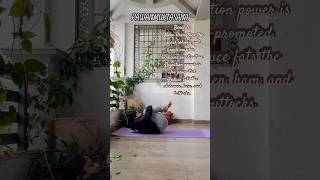 PAWANMUKTASANA stayfitandhealthallthetime yogapose yogaanytimeanywhere [upl. by Gromme]