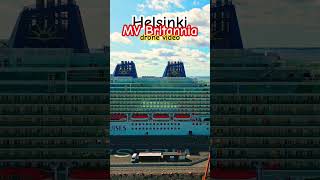 MV Britannia in Helsinki port drone video 🌹Subscribe🙏 [upl. by Nalyorf]